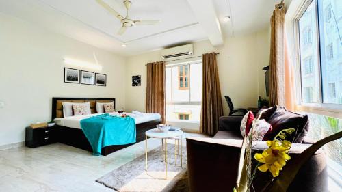 New Town Appartement | BluO Lake View Studio - NewTown - Terrace Garden, Gym