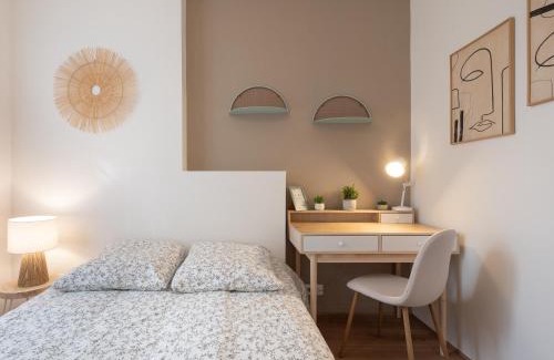 Villette Gare Appartement | BnGo I Luxe & Confort I Gare PartDieu, 2 personnes, Aéroport, Rhone-Express