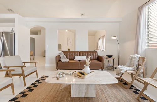 Black Mountain Maison | Bohemian Modern Dream Home with Strip Views, Pool & Spa, Pool Table & Games
