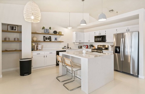 Black Mountain Maison | Bohemian Modern Dream Home with Strip Views, Pool & Spa, Pool Table & Games