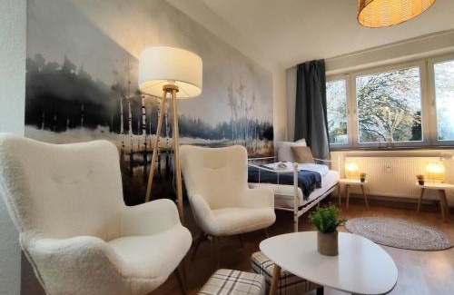 Kranichfeld Appartement | BohnApartments Juwel am See, mitten in der Natur - gratis Parkplatz - Kamin - WLAN - Nähe Erfurt