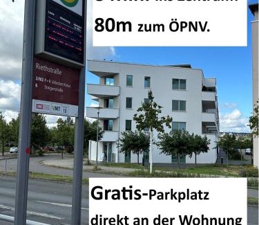 Andreasvorstadt Appartement | BohnApartments - Nordkap-SUITEN - gratis Parkplatz - moderner Neubau - Erdgeschoss - Fußbodenheizung