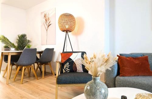 Andreasvorstadt Appartement | BohnApartments - Nordkap-SUITEN - gratis Parkplatz - moderner Neubau - Erdgeschoss - Fußbodenheizung