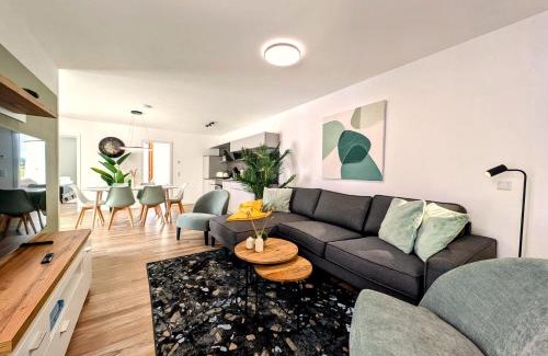 Andreasvorstadt Appartement | BohnApartments - Nordkap-SUITEN - gratis Parkplatz - moderner Neubau - Erdgeschoss - Fußbodenheizung