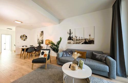 Andreasvorstadt Appartement | BohnApartments - Nordkap-SUITEN - gratis Parkplatz - moderner Neubau - Erdgeschoss - Fußbodenheizung