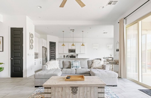 Buckeye Maison | Boho Haven for 10 I Kid Friendly Luxe Backyard