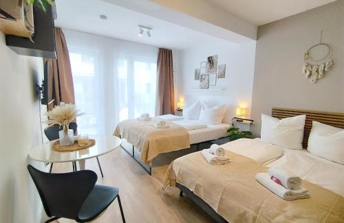 Buckenhof Appartement | Bohotastic Apartment für bis zu 4, Terrasse, Grill