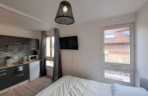 Reims City Centre Appartement | Bologne, studio cozy climatisé