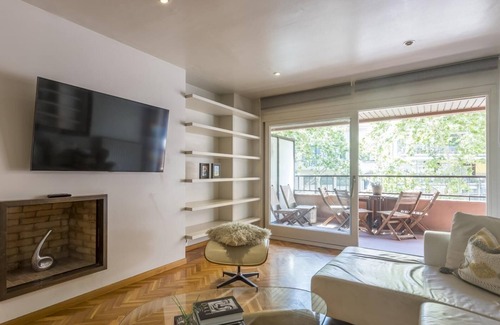 Les Tres Torres Appartement | Appartement Bonanova avec terrasse, style classiqu
