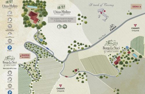 Gaiole in Chianti Hôtel | Borgo Le Noci Chianti Retreat & Pool