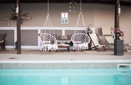 Montefiore dell'Aso Location De VR | Boutique Glamping Safaritent, met uitzicht op Adriatische zee