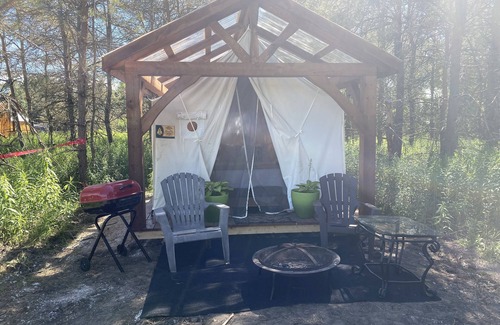 Hepworth Maison | Brand Glamping Tent, Hepworth, 3 Wooded Acres