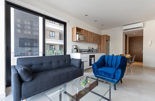 Diaz Ordaz Copropriété | Brand new 2BD condo in Versalles & awesome Rooftop 2BD Condo for rent in Versall