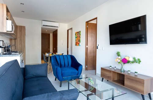 Diaz Ordaz Copropriété | Brand new 2BD condo in Versalles & awesome Rooftop 2BD Condo for rent in Versall