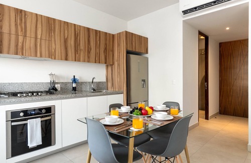 Diaz Ordaz Copropriété | Brand new 2BD condo in Versalles & awesome Rooftop 2BD Condo for rent in Versall