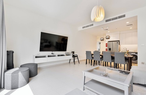 Dubai Villa | Bright & Airy 2BR | Family-Friendly w/ Pool & Gym