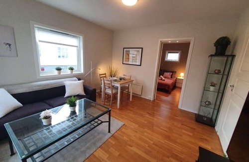 Stavanger Appartement | Bright And Central 2-Bedroom Apartment With King Bed, Fully Equipped