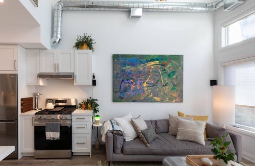 Leslieville Maison | Bright and Cheerful boho designed laneway home