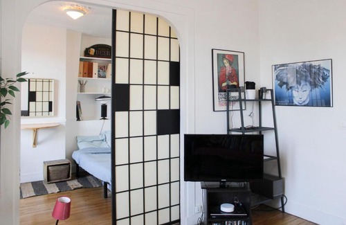 Levallois-Perret Appartement | Nid lumineux avec petite vue sur la Tour Eiffel