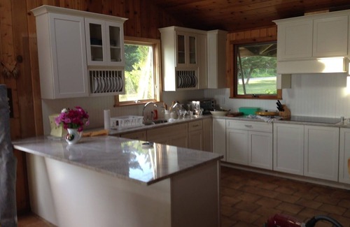 Shorewood Maison | Bright, open waterfront house with gorgeous sunsets and private beach