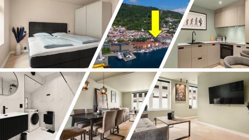 Bergen City Centre Appartement | Bryggen/Fløyen Living