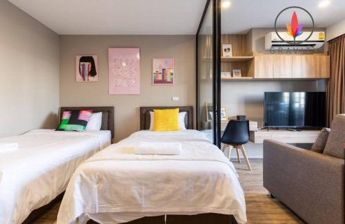 Prawet Appartement | BTS S5 Surasak 900 meters near the Mekong River Pier Free Swimming Pool in Ferris Wheel Night Market Chinese Reception Bangkok Center