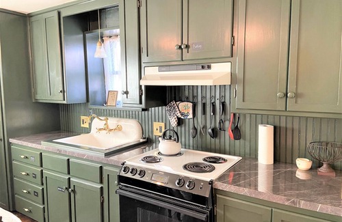 Hays Maison | Buffalo Haus: Entire House, Welcoming Historic Limestone House Downtown