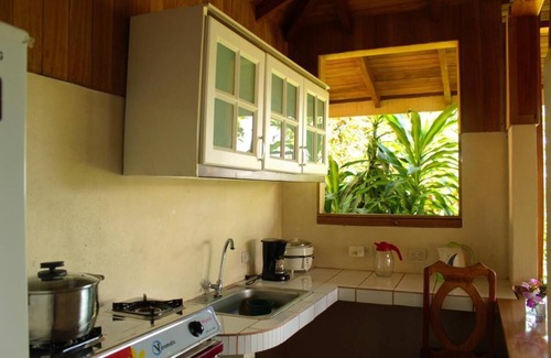 Drake Bay Maison | Bungalow Casa Bosque, avec balcon et vue mer