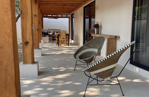Brisas de Zicatela Maison | Bungalow rustic chic next to the beach