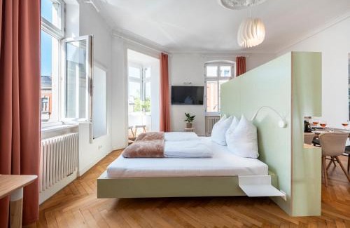 Bamberg Appartement | Bunter Hund Apartments - Balkon, Zentral, Geräumig