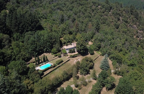Saumane Maison | Cévennes, magnifique maison, grande piscine, nature, superbe vue