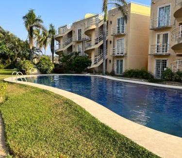 Acapulco Appartement | Cómodo depa en planta baja en Acapulco con Internet y Clima