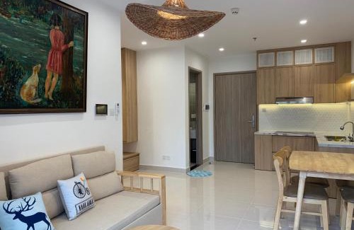 District 9 Appartement | Căn hộ Nhật Bản Origami S803 view hồ bơi, sân thể thao