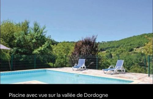 Reallon Maison | Cœur de Dordogne vue vallée grande piscine privée