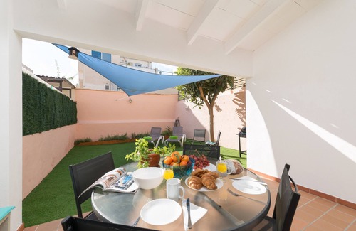 Puerto Maritimo Maison | CA NA ROSA (ES PORTITXOL) - Beautiful house in es Portitxol, boasting a great back terrace