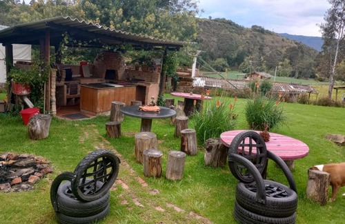 Guatavita Chalet De Ski | Cabaña 10min de termales, zonna bbq!