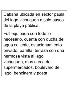 Vichuquen Maison | Cabaña gam.nav