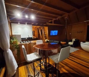 Leoberto Leal Cabine | Cabana na montanha, com hidro e Vista espetacular