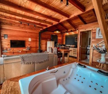 Nova Petropolis Appartement | Cabana Rústica com vista para as Montanhas