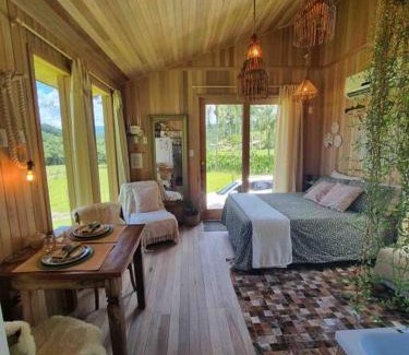 Lauro Muller Chalet De Ski | Cabana Rota da Serra 01 Hidro e Rio próximo