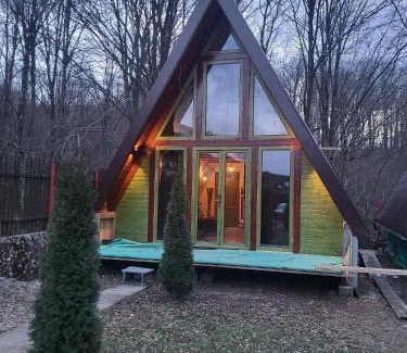 Valiug Maison | Cabana Vânătorilor A Frame Green