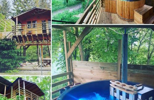 Lavacourt Maison | Cabane Dans Les Arbres Avec Bain Nordique