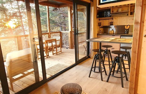 La Batie-Neuve Chalet De Ski | Cabane Perchée Avec SPA Privatif - Belle vue Entre Gap et le lac de Serre-ponçon
