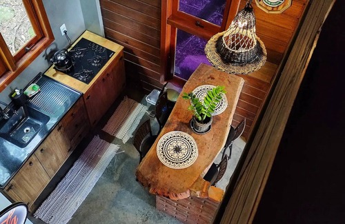 Armacao Cabine | Cabin at Armação beach - Florianópolis, sea view, sunrise 🌅🏡