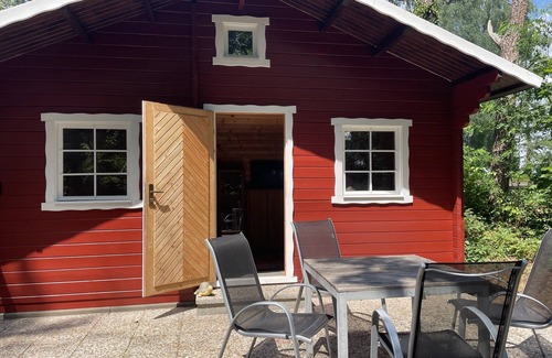 Mellensee Cabine | Cabine 'Ferienhaus Am Mellensee 2' avec terrasse privée et jardin privé