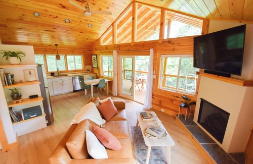 Asheville Cabine | Cabin, Hot Tub, Fire Pit, 4 miles to Downtown AVL