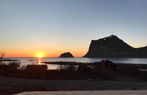 Vestvagøy Maison | Cabin Panorama Lofoten with Jacuzzi Magic view