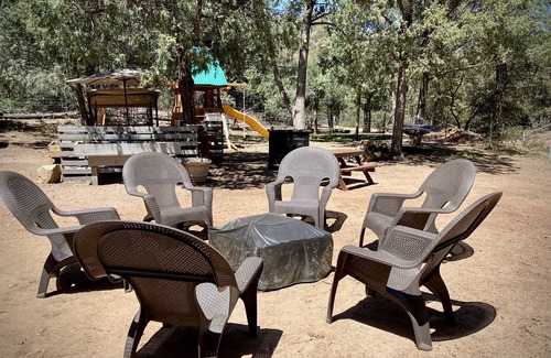 Payson Cabine | Cabin w/ Outdoor Fun! Firepit, Playset, BBQ & More