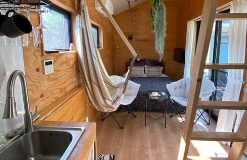 Yamanakako Cabine | Cabin with wood deck bonfire view / Minamitsurugun Yamanashi