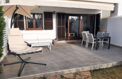 Cala d'Or Appartement | Cala D'Or Bel appartement moderne avec jardin privé, barbecue, piscines, plage